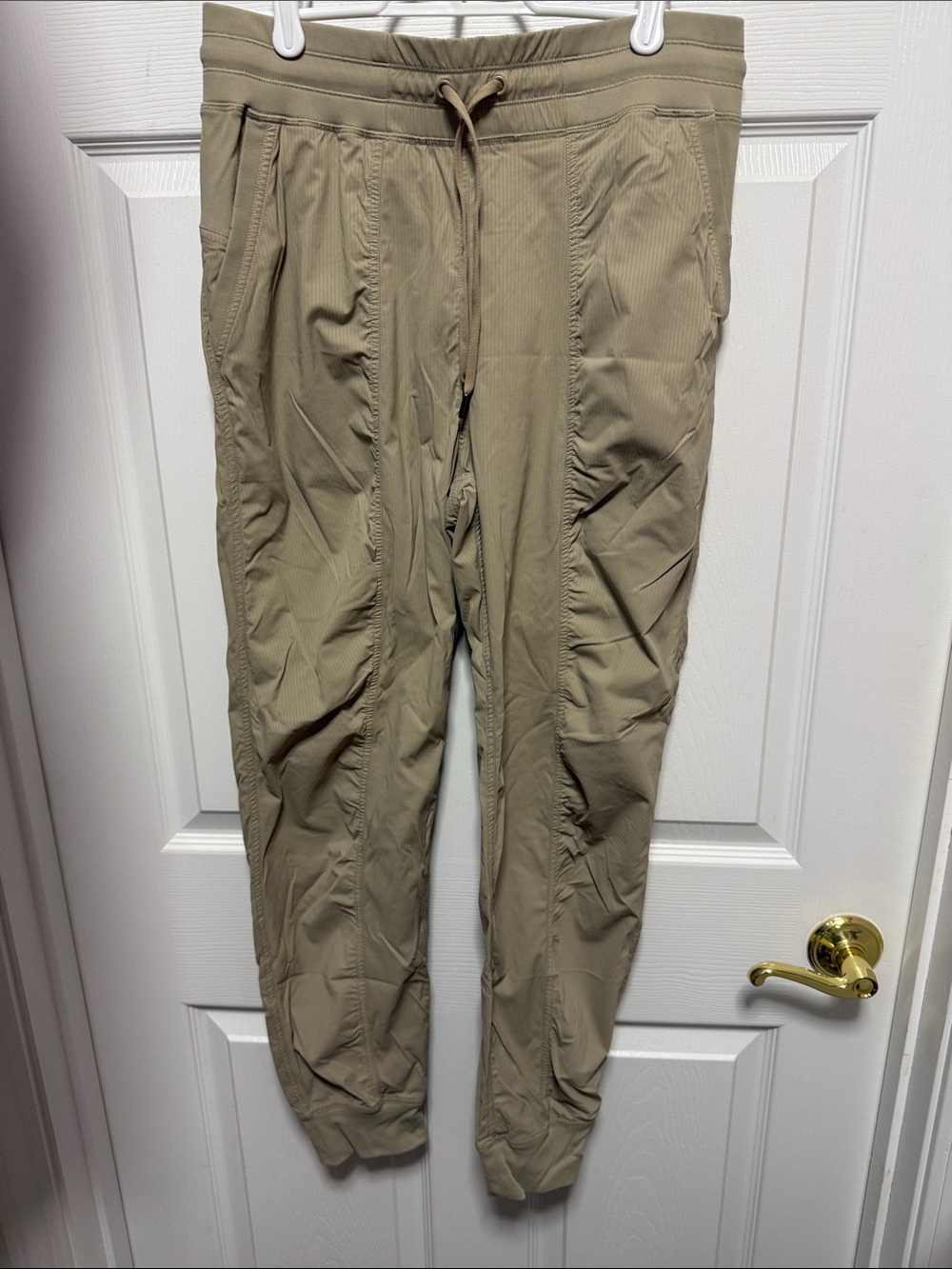 CRZ YOGA Women's Track Joggers in Khaki